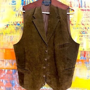 J Riggins leather vest